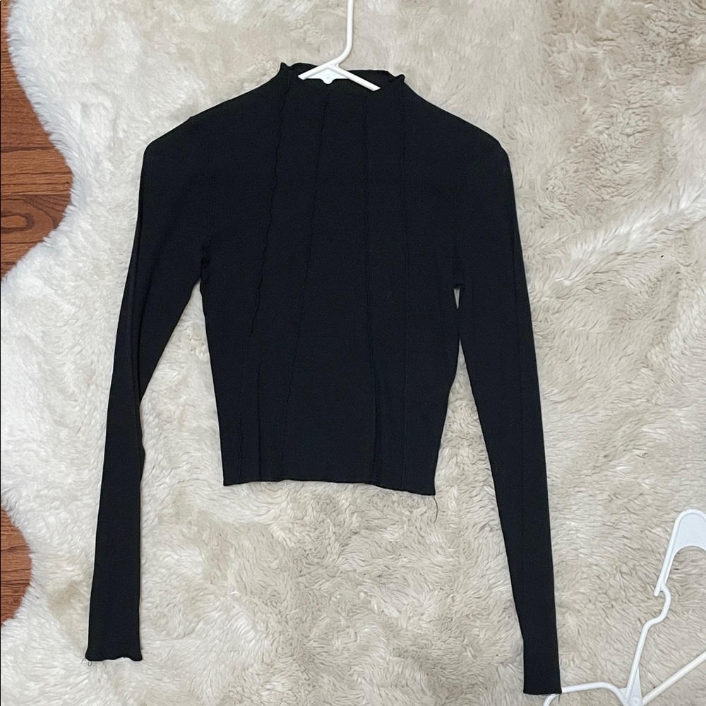 Hollister Black Long Sleeve Top
